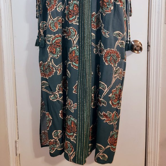 Floral Green Maxi Dress - Picture 4 of 5